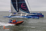 O Maxi Banque Populaire V preparado para a Fastnet!