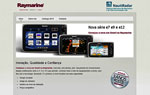 WebSite Raymarine novos produtos