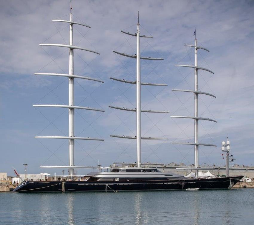 maltese falcon yacht refit